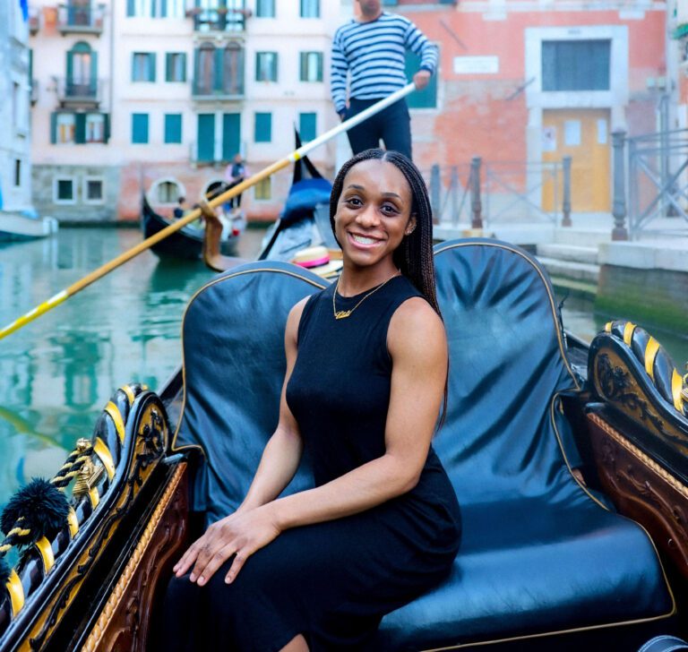 PicsbyChika on gondola ride in Venice Italy