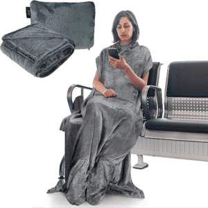 Portable Blanket + Pillow a Travel Must Have